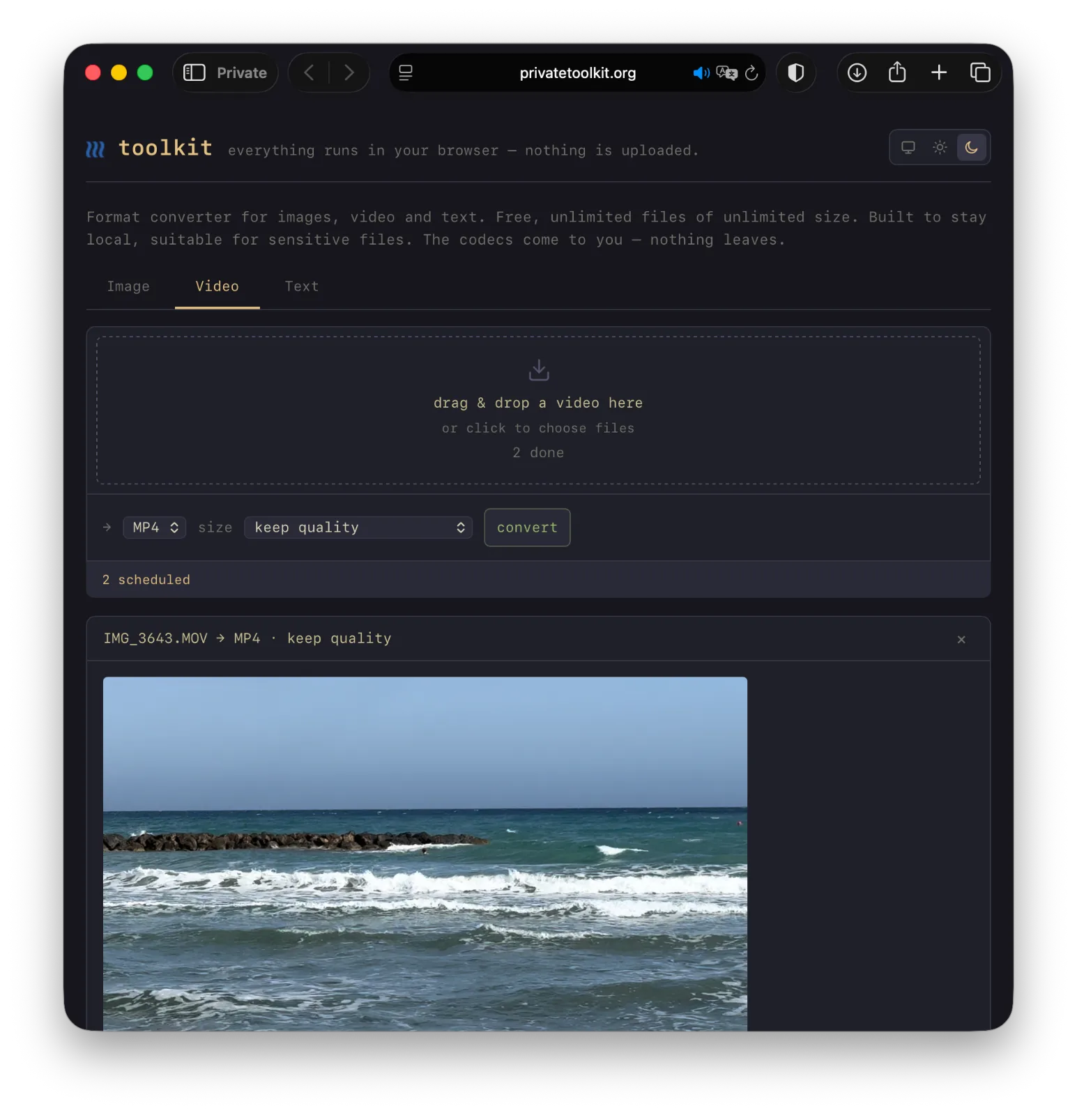 Private Toolkit preview