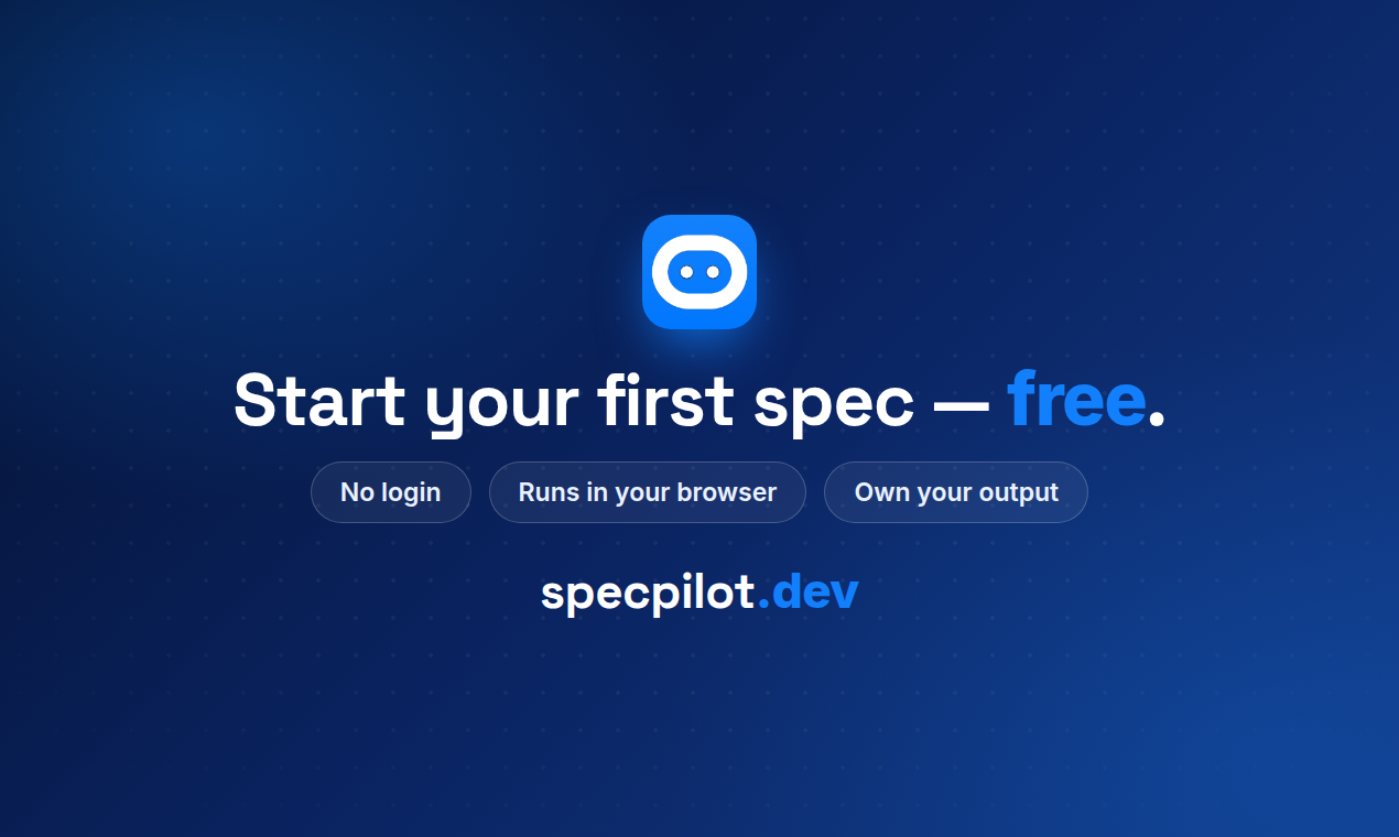 SpecPilot preview