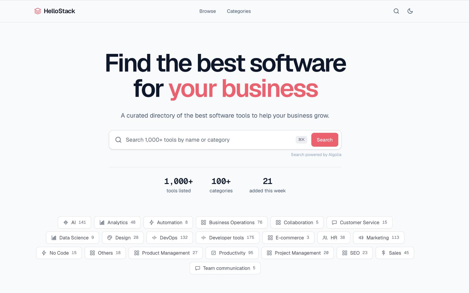 HelloStack preview
