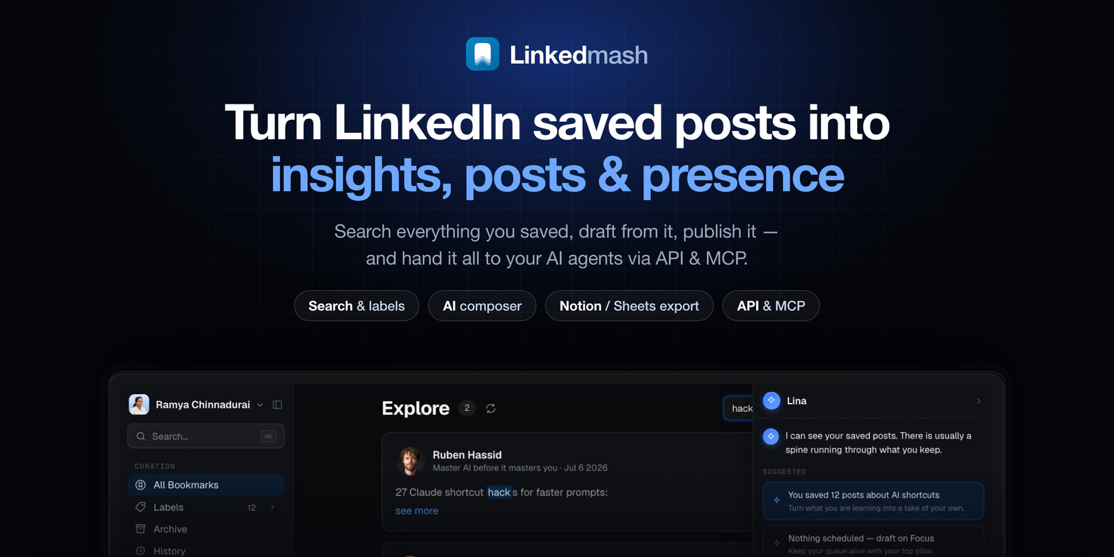 LinkedMash preview