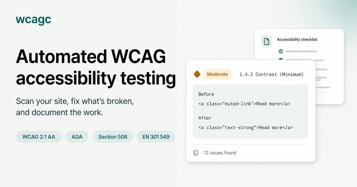 WCAG-C preview