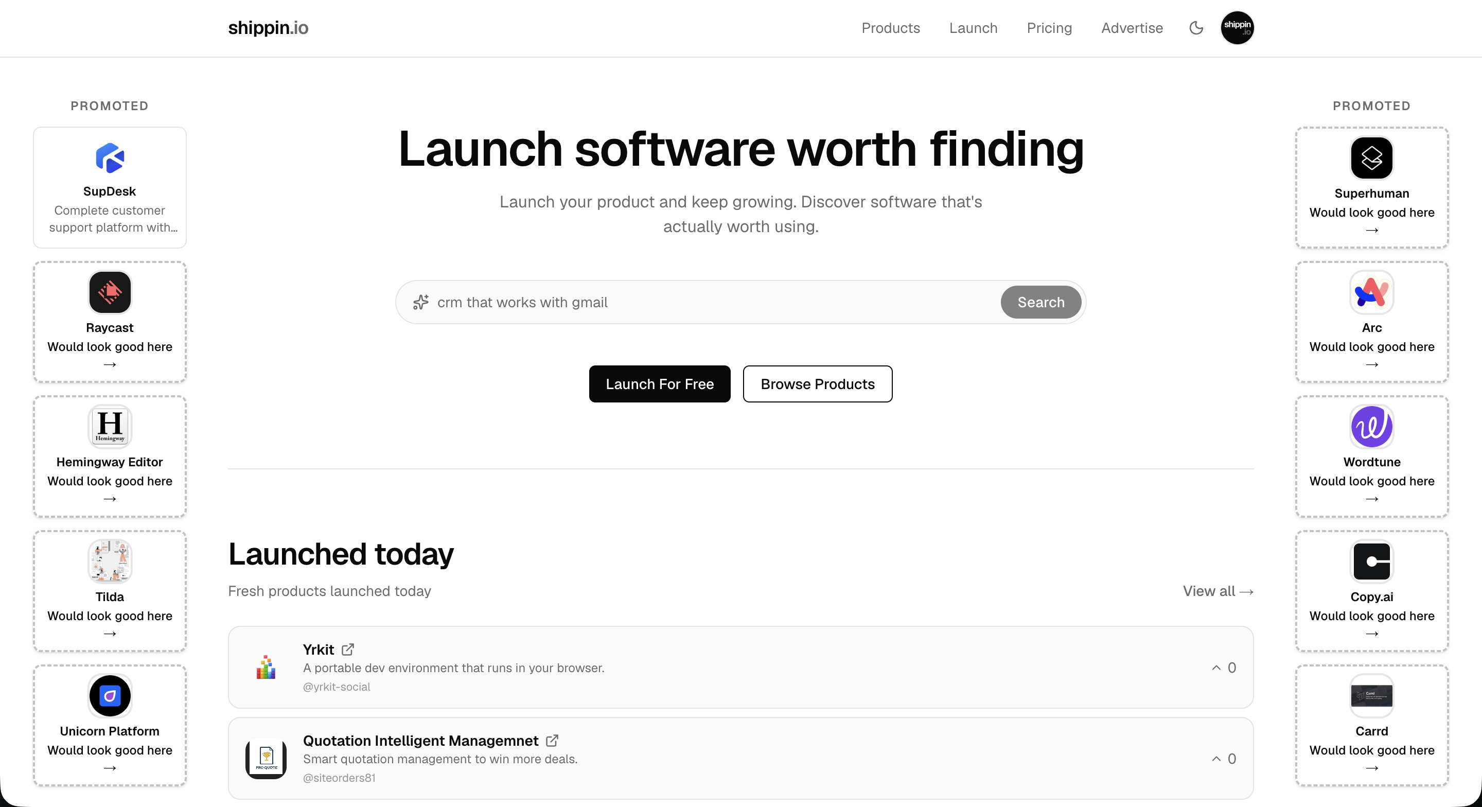 shippin.io preview