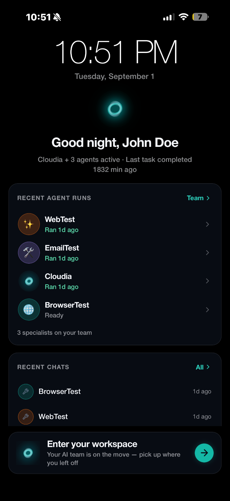 CloudyBot AI preview