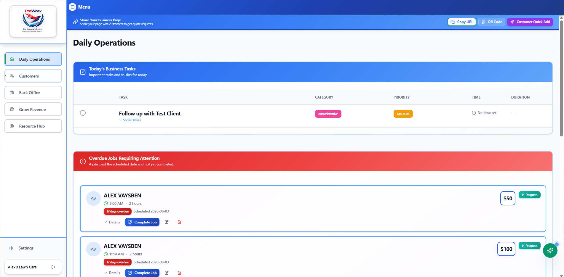 ProWorx Software preview