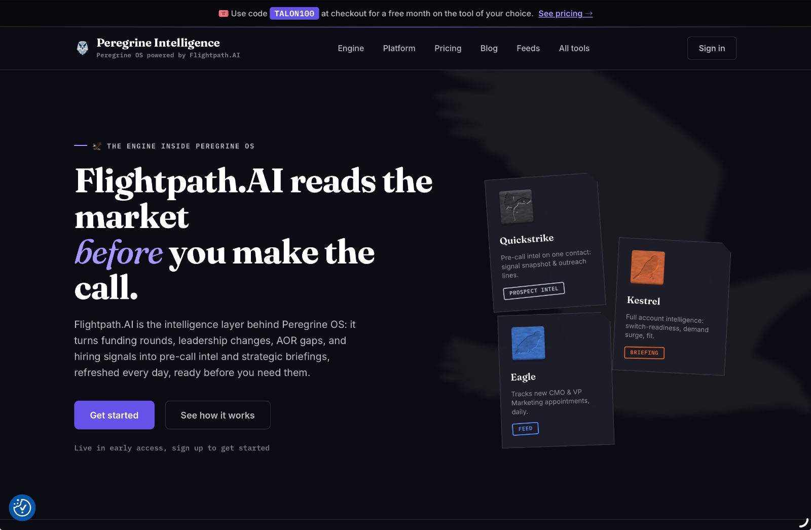 Peregrine OS preview