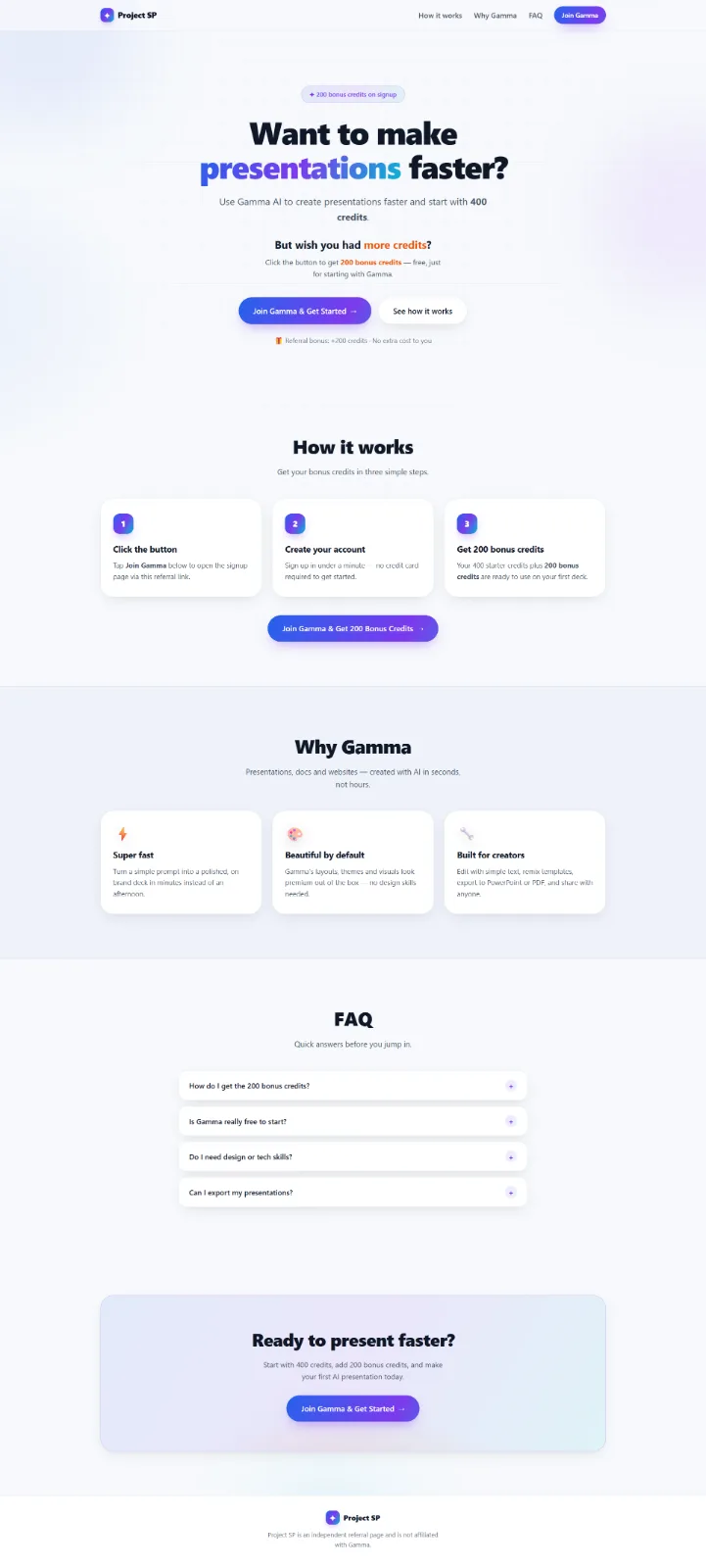 Project SP preview
