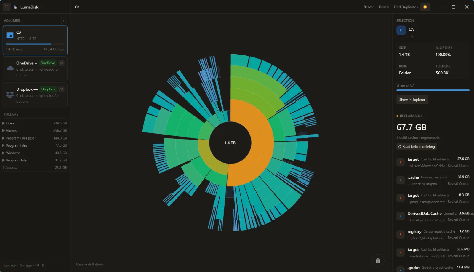 LumaDisk preview