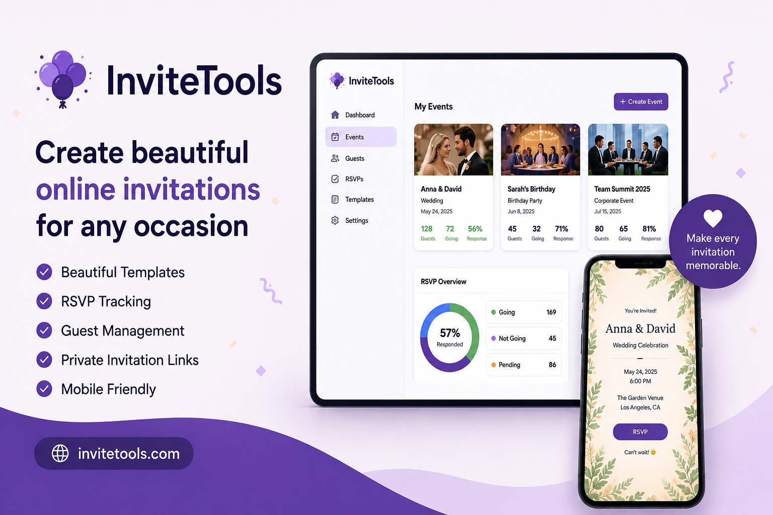 InviteTools preview