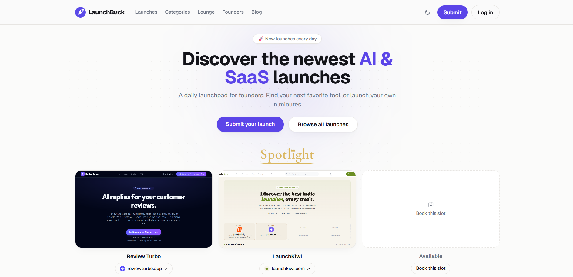 LaunchBuck preview