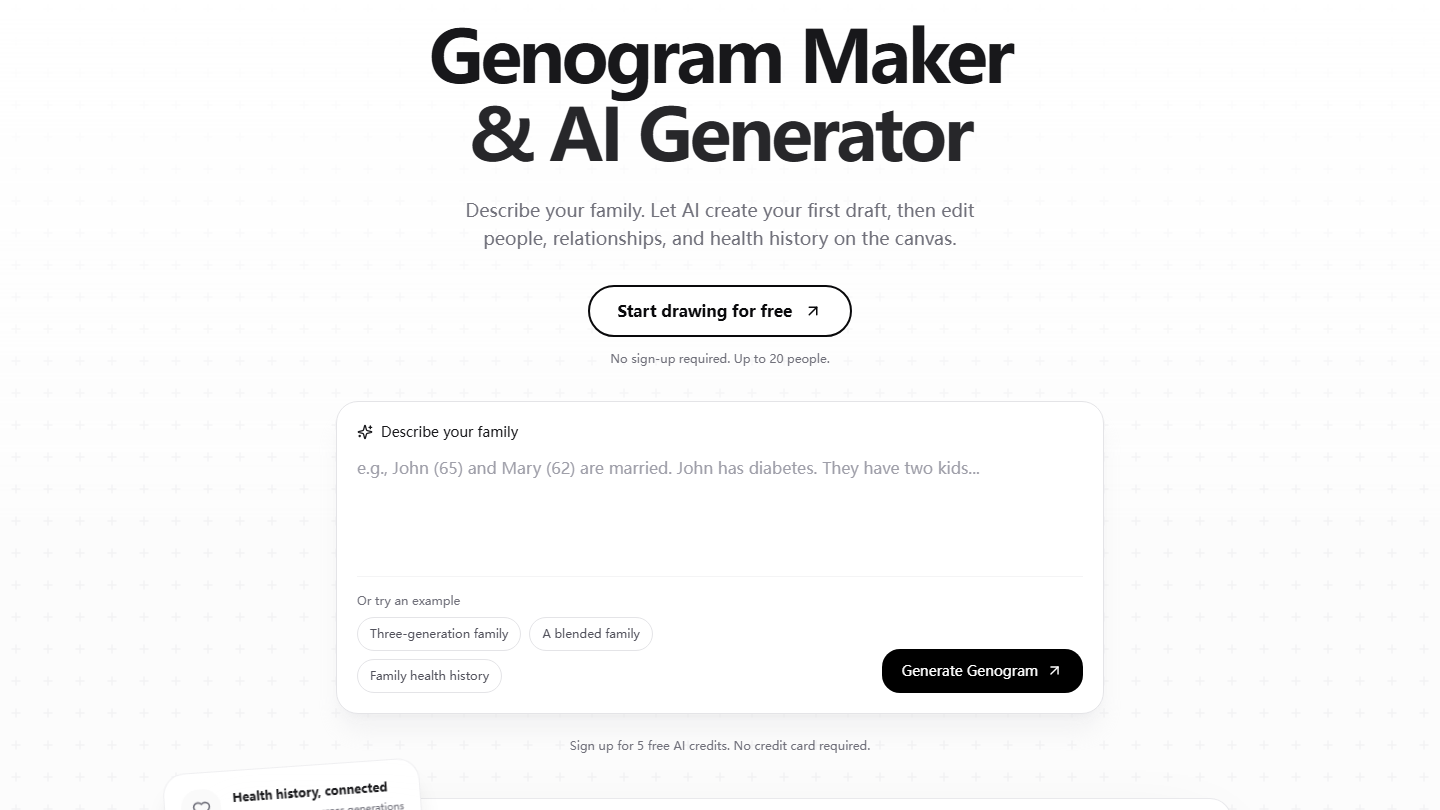 Genogram Maker preview